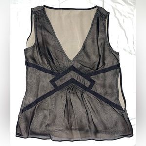 100% silk top